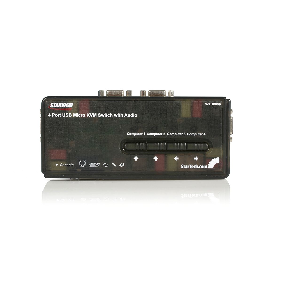 Startech 2 Port USB VGA KVM Switch, 3.5 mm Stereo