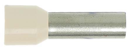 Krimpovací dutinka izolovaná délka kolíku 18mm Béžová, max. AWG: 2AWG 35mm²
