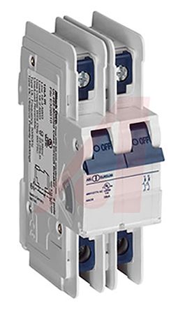 Altech DIN Rail Mount UL 2 Pole Thermal Circuit Breaker - 480Y/277V Voltage Rating, 10A Current Rating