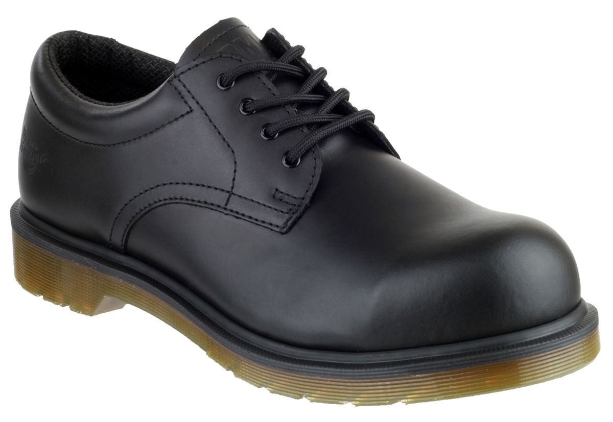 Dr Martens Icon 2216 Mens Black Toe Capped Safety Shoes, EU 39, UK 6