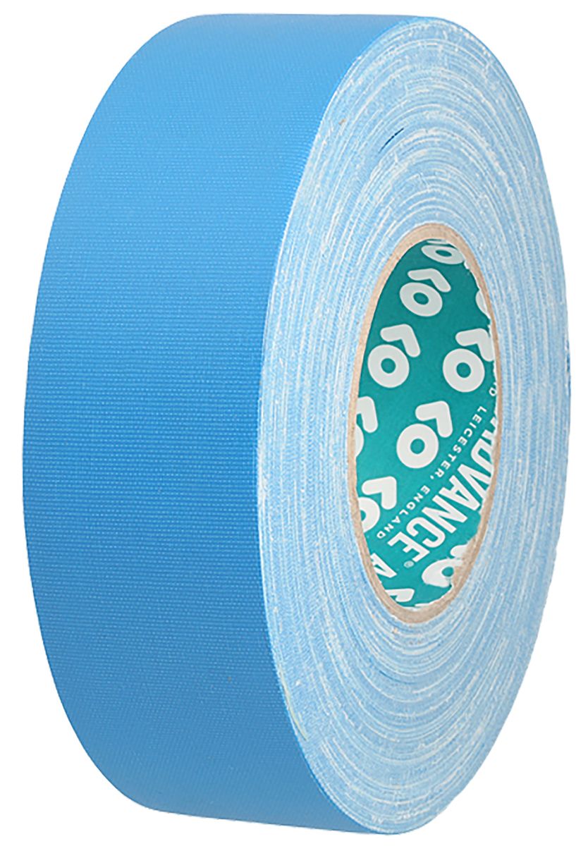 Advance Tapes szövet ragasztószalag, 50m x 25mm x 0.33mm, Kék AT160