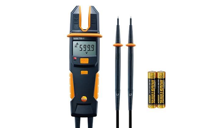 Testo 755-1, LCD Voltage tester, 600V ac/dc, Continuity Check, Battery Powered, CAT 3 1000V