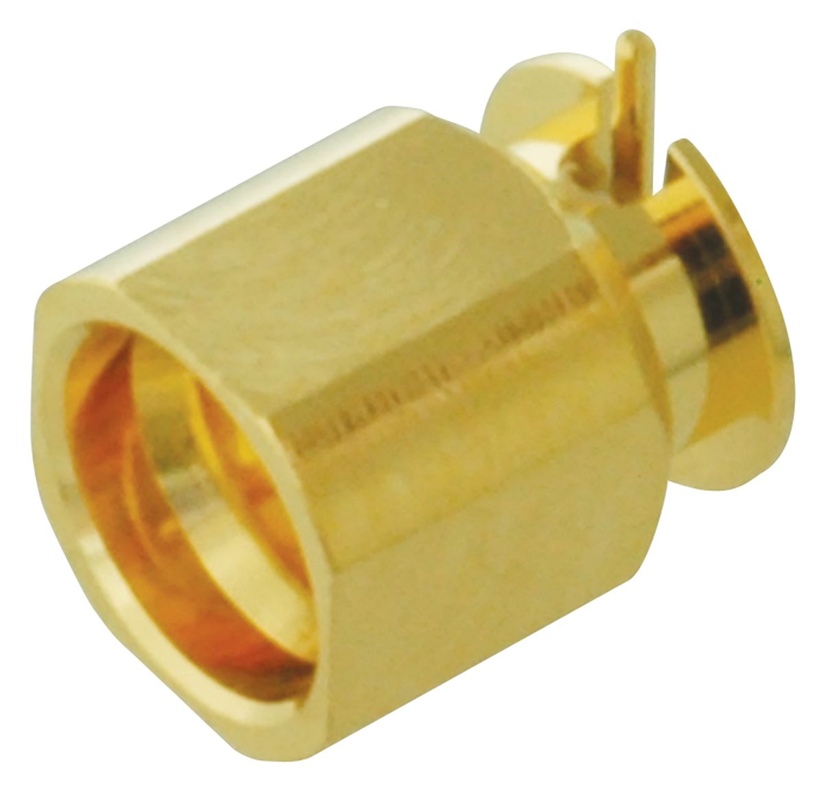Yuetsu 50Ω Straight Surface Mount, SMP Connector Bulkhead Fitting, Plug