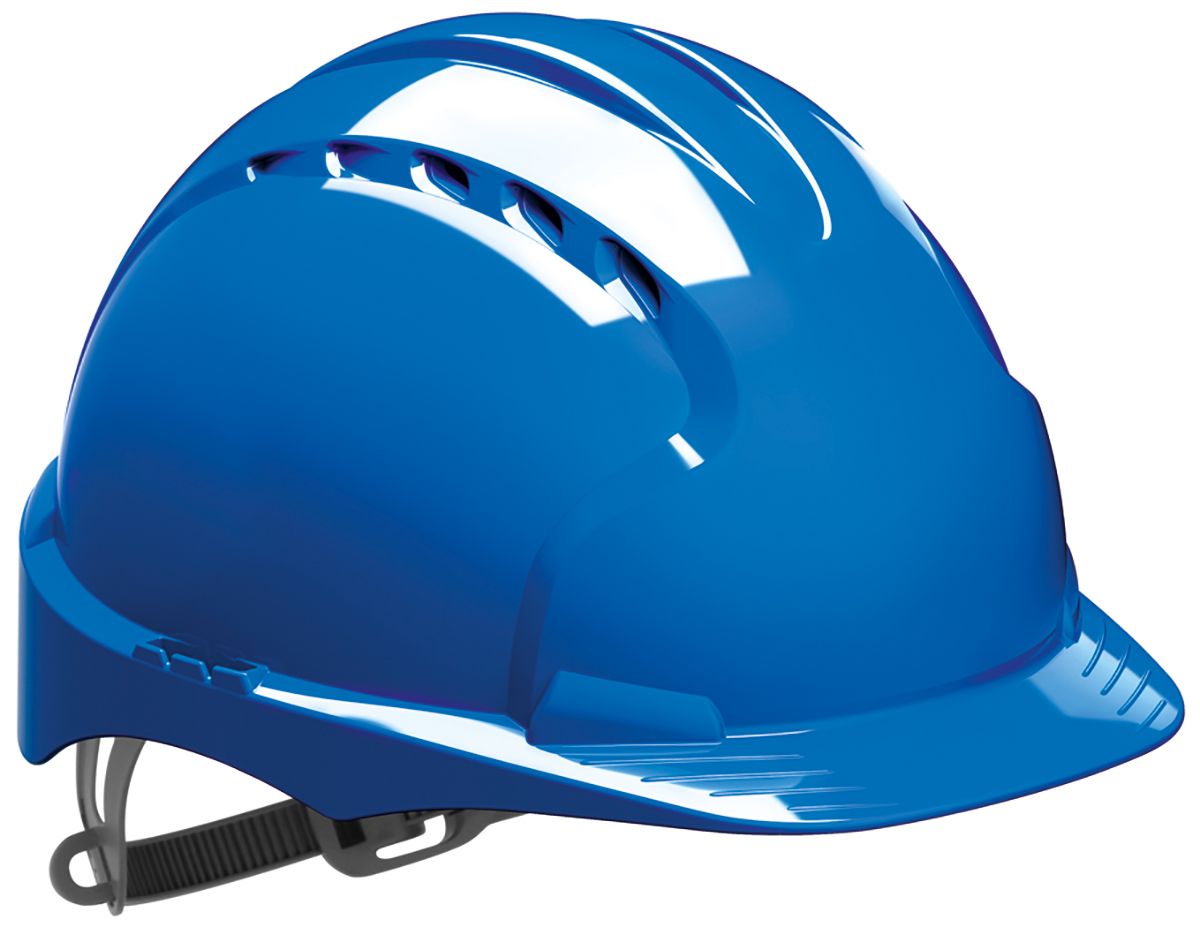 JSP EVO3 Blue Safety Helmet Adjustable, Ventilated