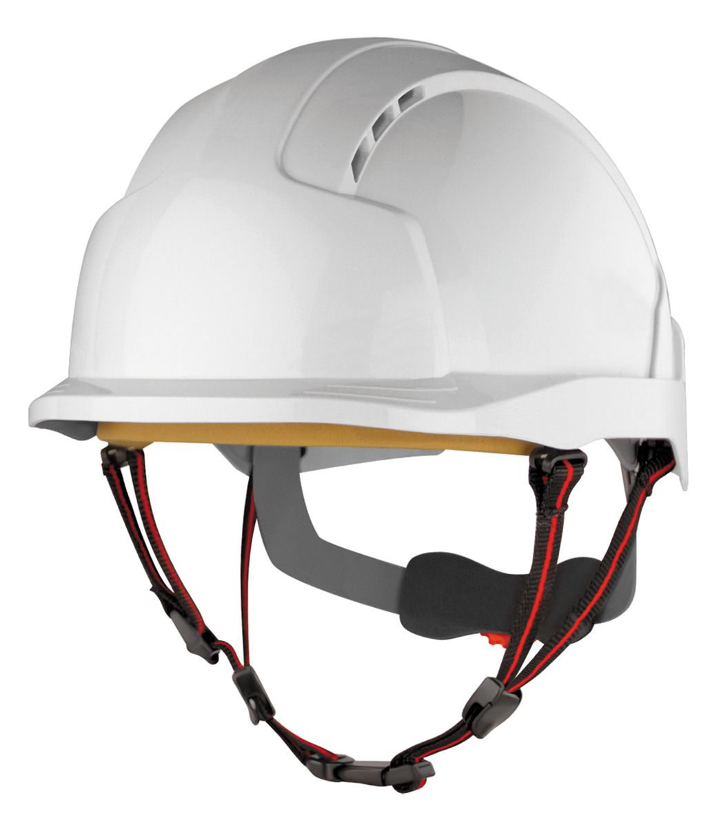 JSP EVOLite White Safety Helmet, Adjustable, Ventilated
