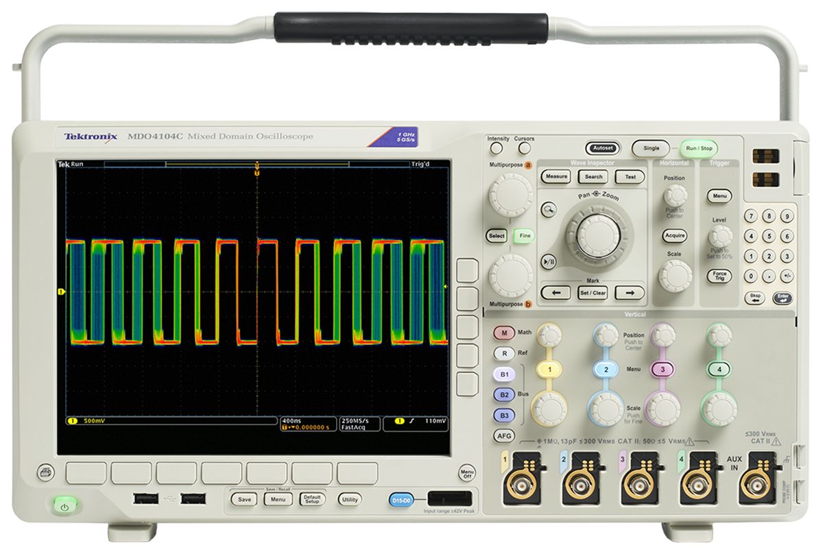 Mdo C Tektronix Mdo Portable Oscilloscope With Rs Calibration Rs