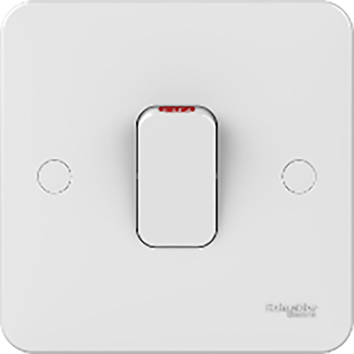 Schneider Electric Lisse White Moulded - Single 2 Way Architrave Light Switch, 10AX, GGBL1012A, White, Pack Of 10