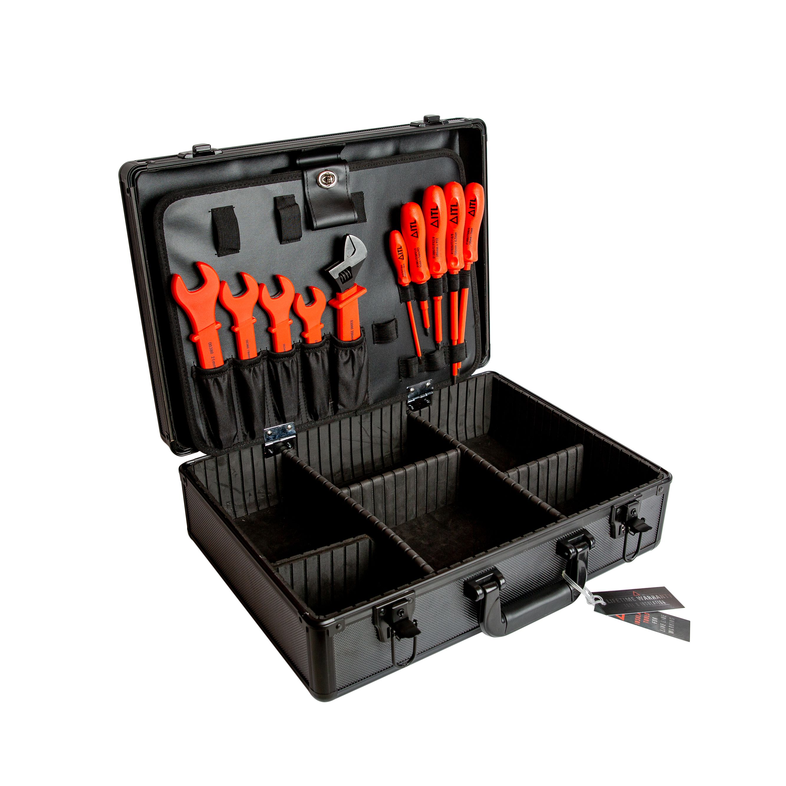 Mallette à outils ESD ITL Insulated Tools Ltd, Jeu de 20 pièces