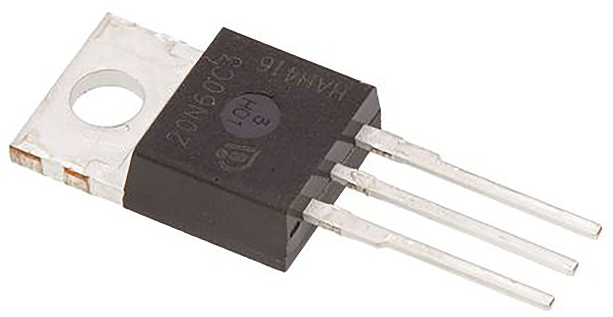 MOSFET, SPP20N60C3HKSA1, N-Canal-Canal, 20,7 A, 600 V, 3-Pin, TO-220AB CoolMOS C3 Simple Si
