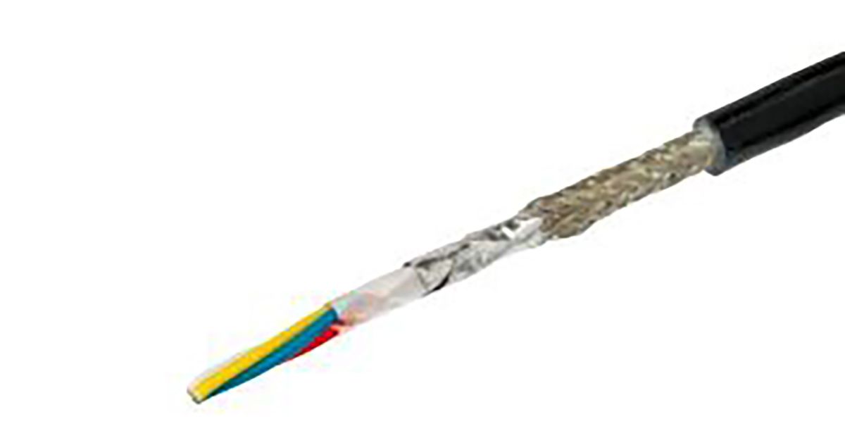 Ethernetový kabel, Černá, Elastomer, zesíťovaný elektronovým paprskem 100m