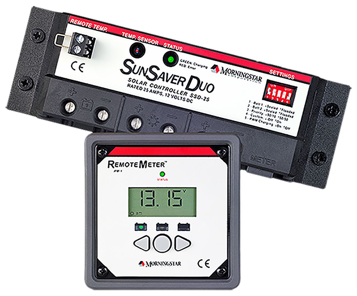 Morningstar SSD-25RM solar charge controller