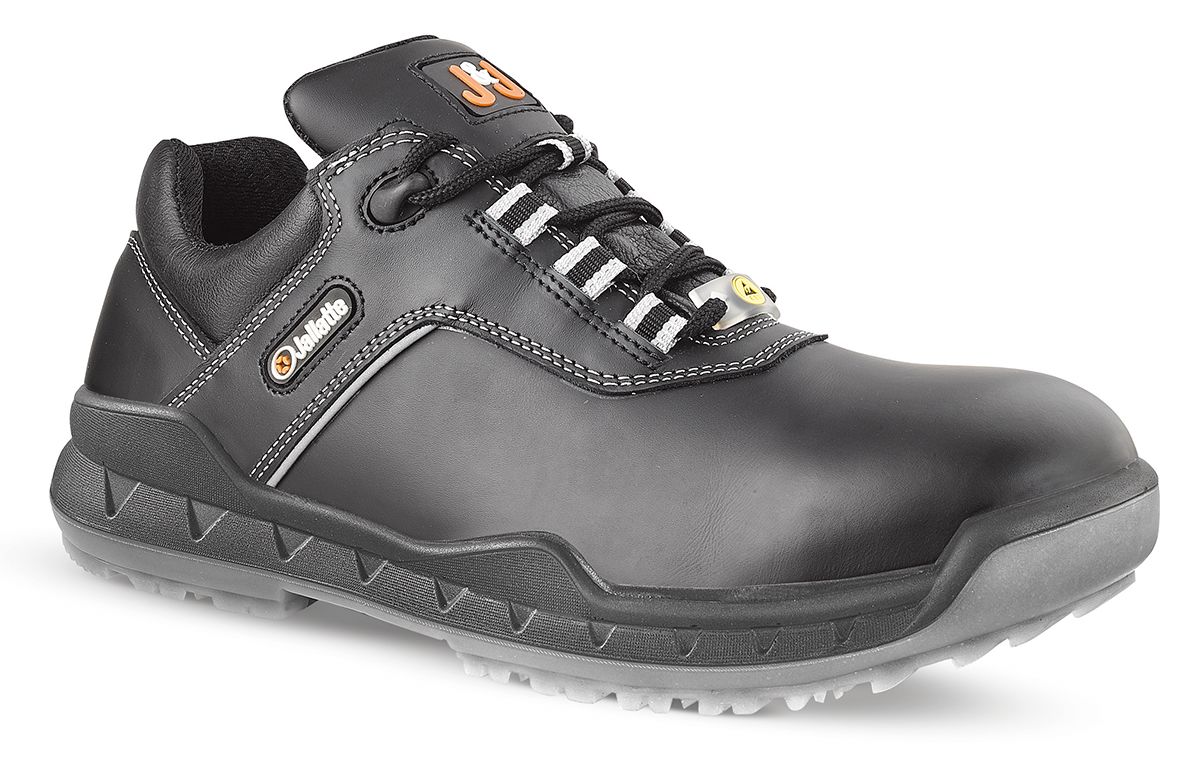 JALUNIVERS JEJ15 44 Jallatte J J Unisex Black Toe Capped Safety Shoes 