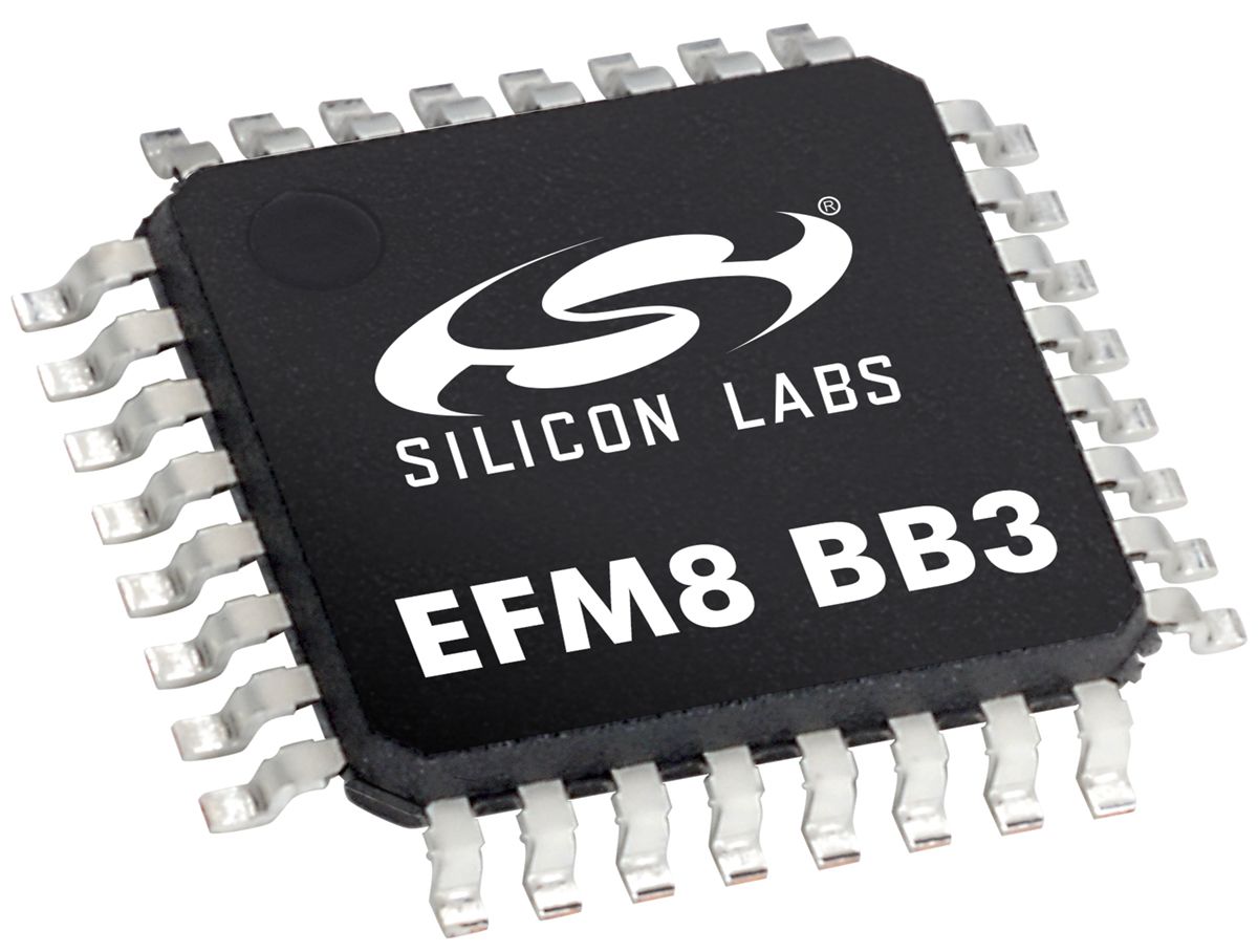 Silicon Labs EFM8BB31F16G-B-QFP32, 8bit Microcontroller, EFM8, 50MHz ...