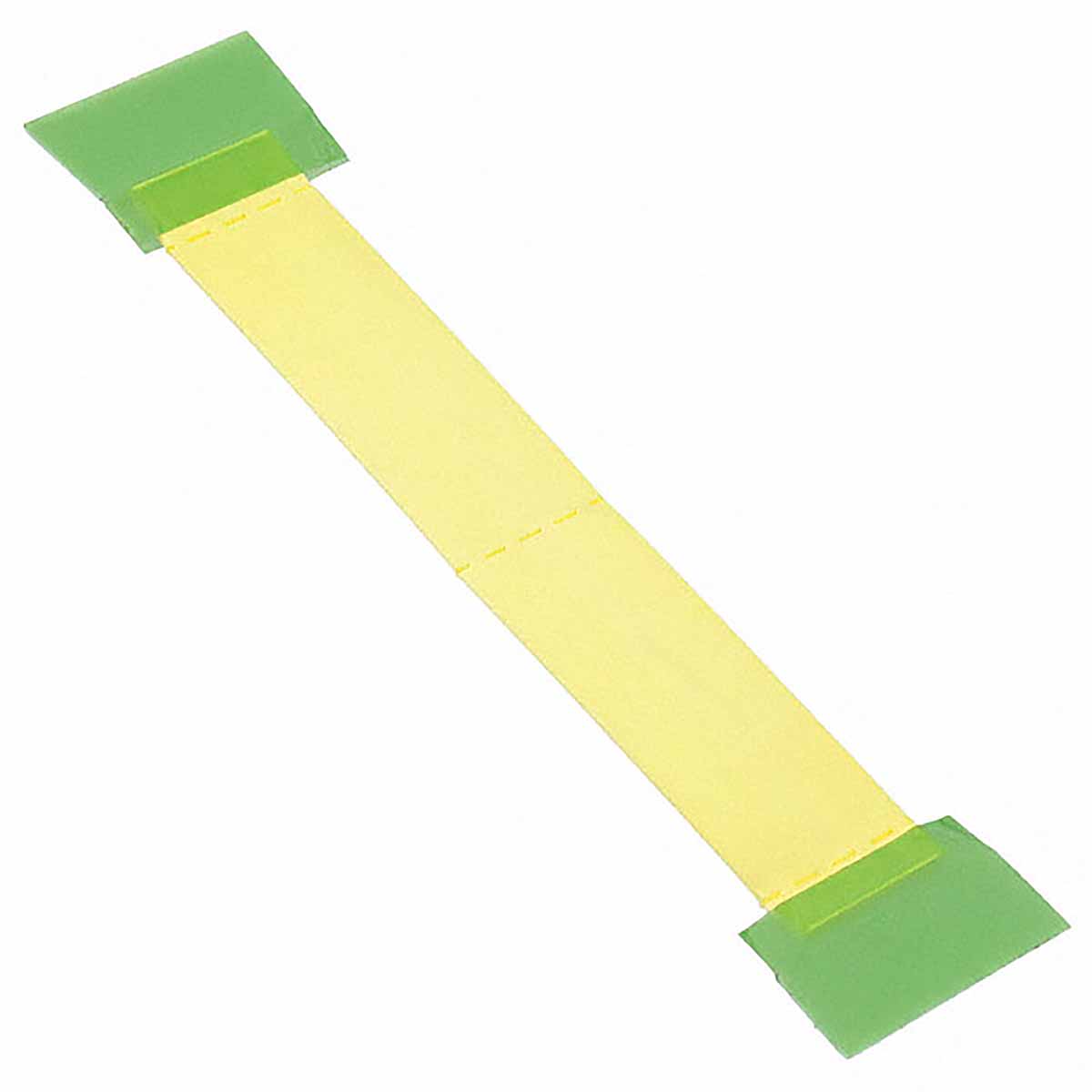TE Connectivity HX-SCE Wärmeschrumpfschlauch-Etiketten x 50mm auf Gelb Strahlenvernetztes Polyolefin