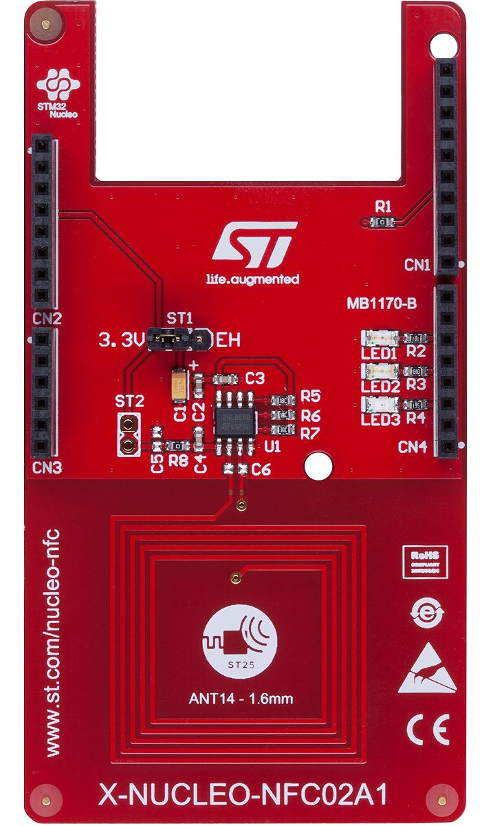 STMicroelectronics Dynamic NFC tag expansion board, Arduino Compatible Kit