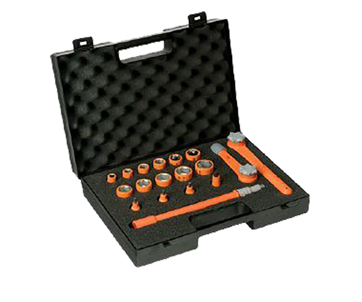 Sibille MS89V01 18 Piece , 3/8 in Insulated Socket Set