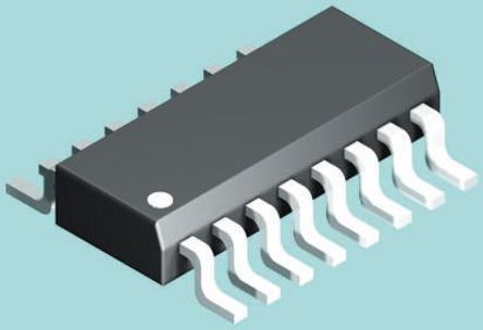 Vishay, SFH6916 DC Input Transistor Output Quad Optocoupler, Surface Mount, 16-Pin SOP