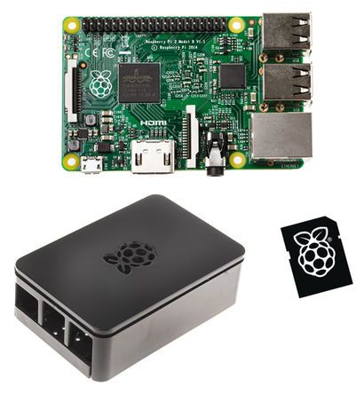 Raspberry Pi Development Kit Computer Board Pi2+Noobs+Case