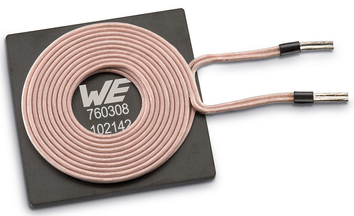 Wurth Elektronik WE-WPCC Wireless Charging Coil Transmitter 18A, 5.8 μH, 53.5mm dia.