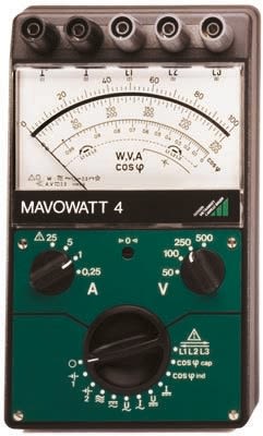 Wattmètre Gossen Metrawatt MAVOWATT 4, Mesure puissance max 25KW Etalonné RS