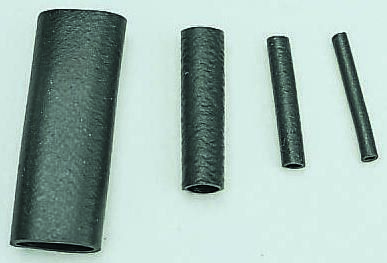SES Sterling Expandable Chloroprene Black Cable Sleeve, 14mm Diameter, 50mm Length, Helavia Series