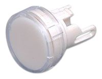 White Round Push Button Lens