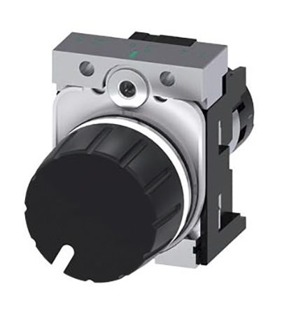 Siemens SIRIUS ACT Series Black Round Push Button Head, 22mm Cutout