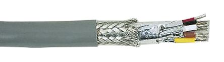 Alpha Wire Ethernet-kabel, Grå PVC kappe, 300 V, 100m