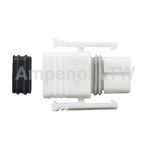 Amphenol Industrial Cable Mount Connector, 2 Contacts