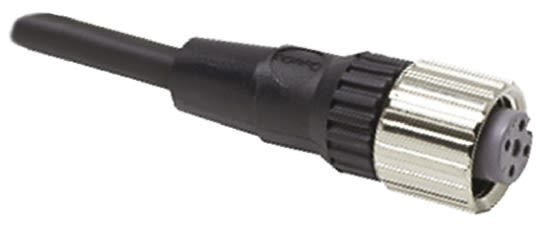 Omron Straight Female M8 to Unterminated Sensor Actuator Cable, 3 Core, 5m