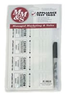 Protag ST-002-WHITE PAT Testing Label, For Use With Emona Portable Appliance Tester