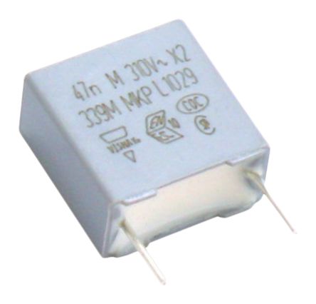 Vishay MKT1817 Polyester Capacitor PET, 100V dc, ±5%, 47nF