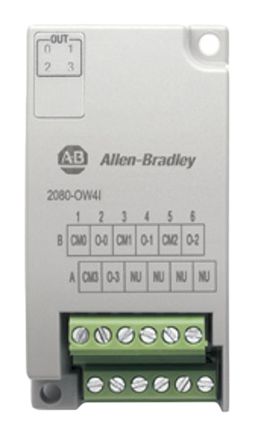 Allen Bradley Guardmaster Output Module for use with Micro820, Micro830, Micro850, 62 x 31.5 x 25.3 mm, NX