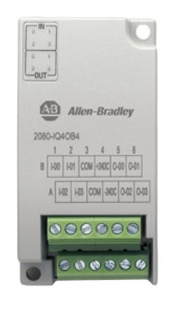 Allen Bradley Guardmaster PLC I/O Module for use with Micro820, Micro830, Micro850, 62 x 31.5 x 25.3 mm, NX