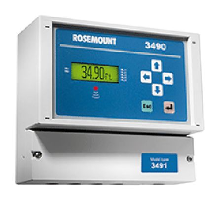 Rosemount 3490 Series Level Controller - Panel Mount, 115 [arrow/] 230 V ac 1 Current, Voltage Input 1 x 4 - 20mA + 5 x