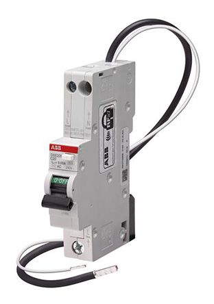 ABB Type B RCBO - 1P+N, 10A Current Rating, DSE201 Series