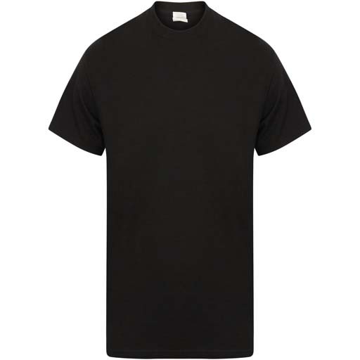 RS PRO Black Cotton Short Sleeve T-Shirt, UK- XXL, EUR- XXL