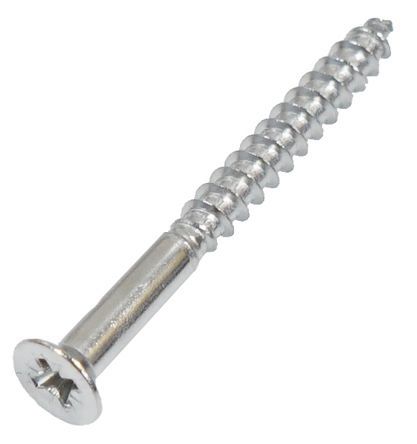 RS PRO Pozidriv Countersunk Stainless Steel Wood Screw, A2 304, 3mm Thread, 16mm Length
