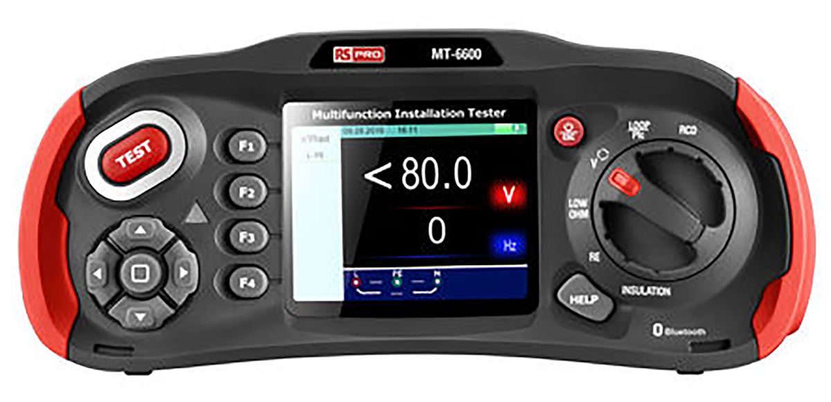 RS PRO Multifunction Tester, 1000V With Bluetooth UKAS Calibration