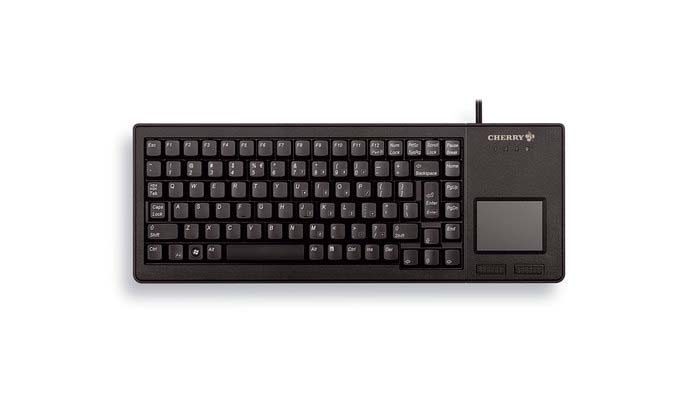 Cherry Wired USB Touchpad Touchpad Keyboard, AZERTY, Black