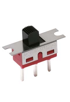 C & K PCB Slide Switch Single Pole Double Throw (SPDT) Latching 6 A @ 120 V ac, 6 A @ 28 V dc Slide