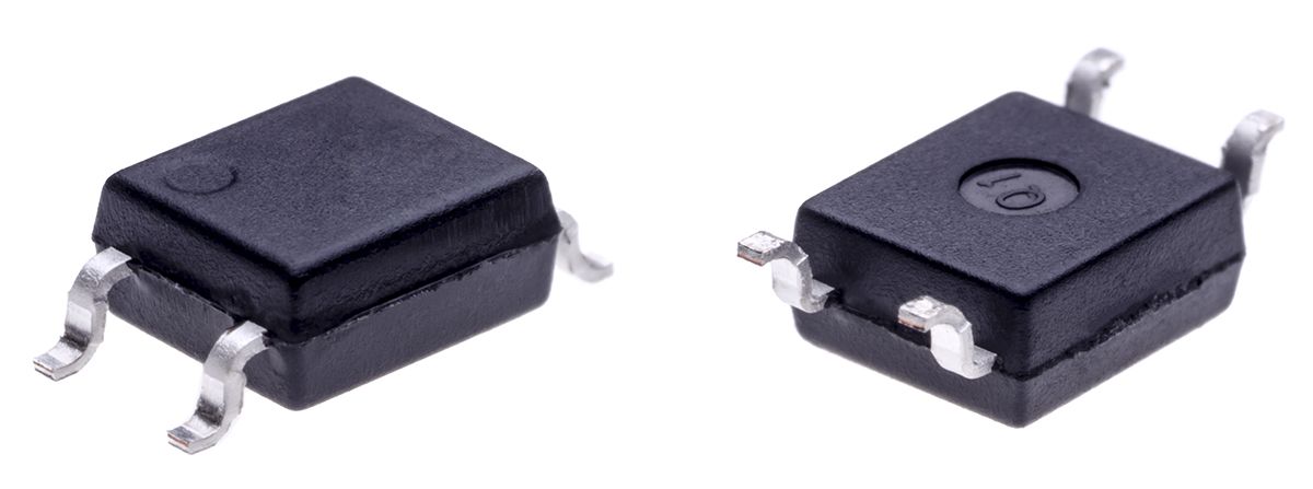 Isocom, IS181D DC Input NPN Phototransistor Output Optocoupler, Surface Mount, 4-Pin Mini-Flat