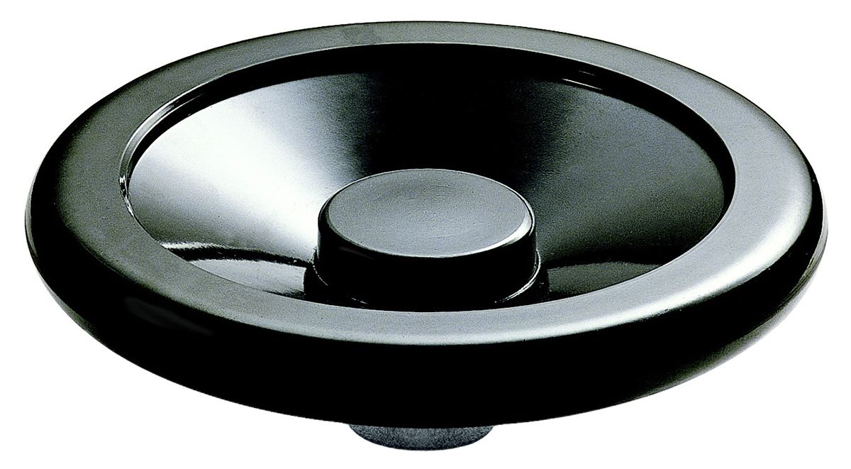 RS PRO Black Phenoplast Hand Wheel, 160mm diameter