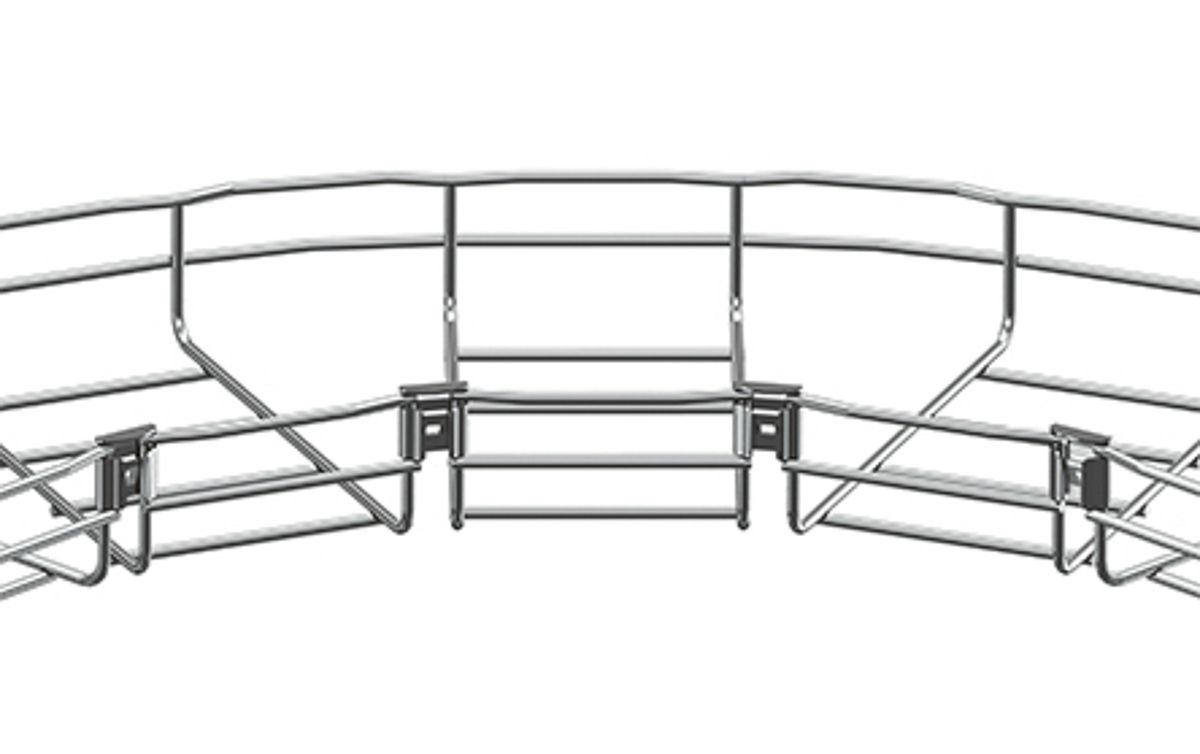 Cablofil International Bend Connector 316 Stainless Steel Cable Tray Accessory, 300 mm Width
