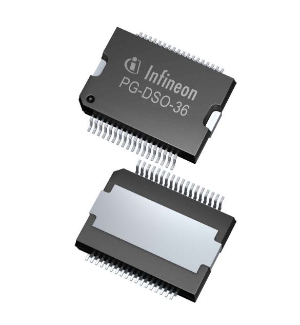 Infineon TLE6240GPAUMA1 16Low Side, Low Side Power Switch IC 36-Pin, PG ...