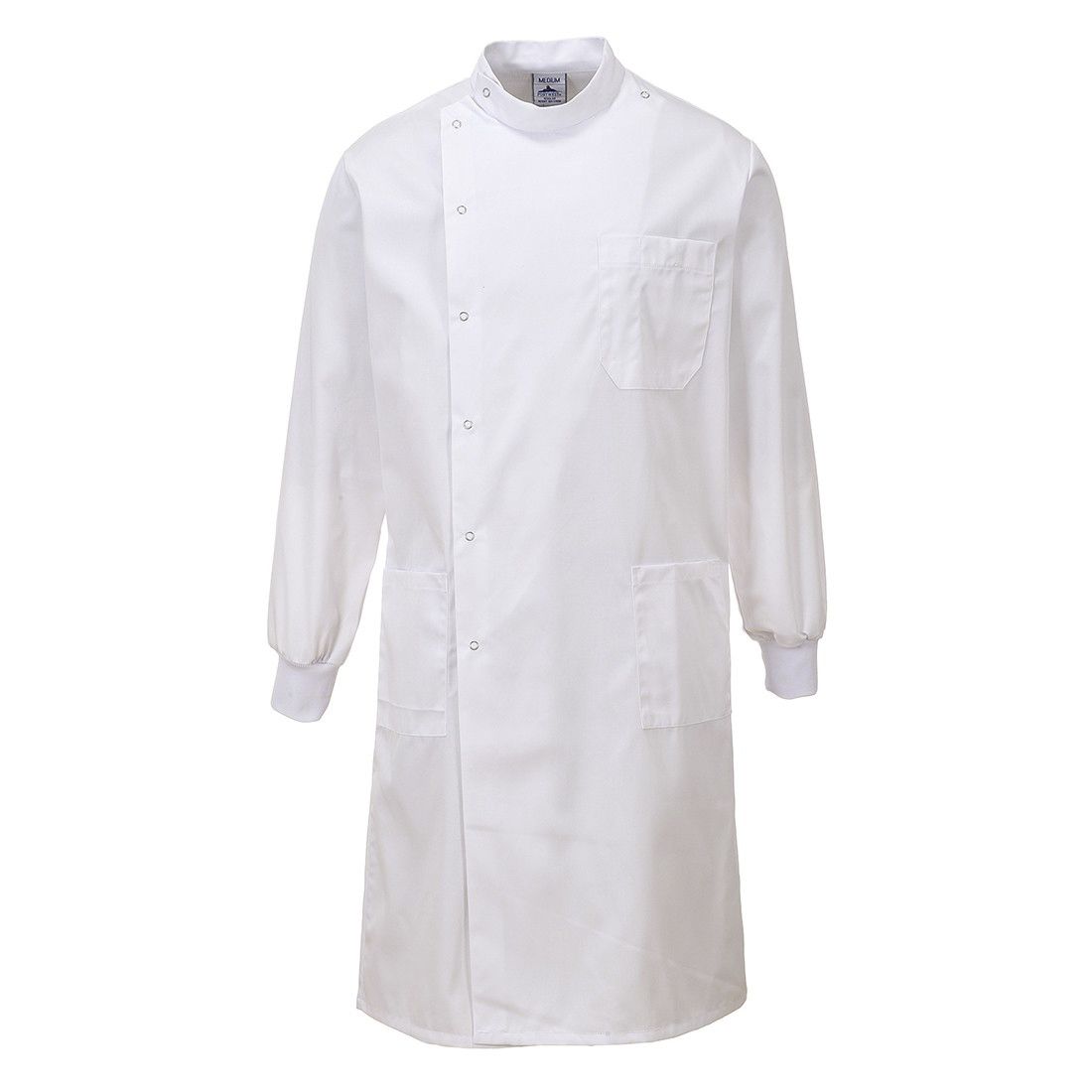 RS PRO White Men Reusable Lab Coat, S