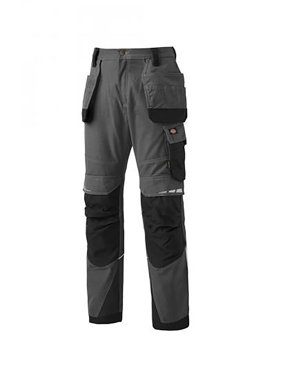 Dickies DP1005 Grey/Black Men's Trousers 32in, 80 ￫ 84cm Waist