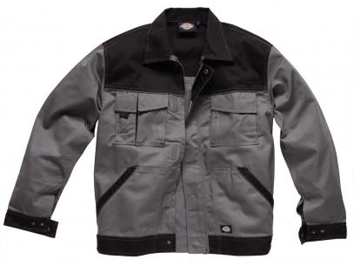 Dickies IN30010 Black/Grey Men Work Jacket, M