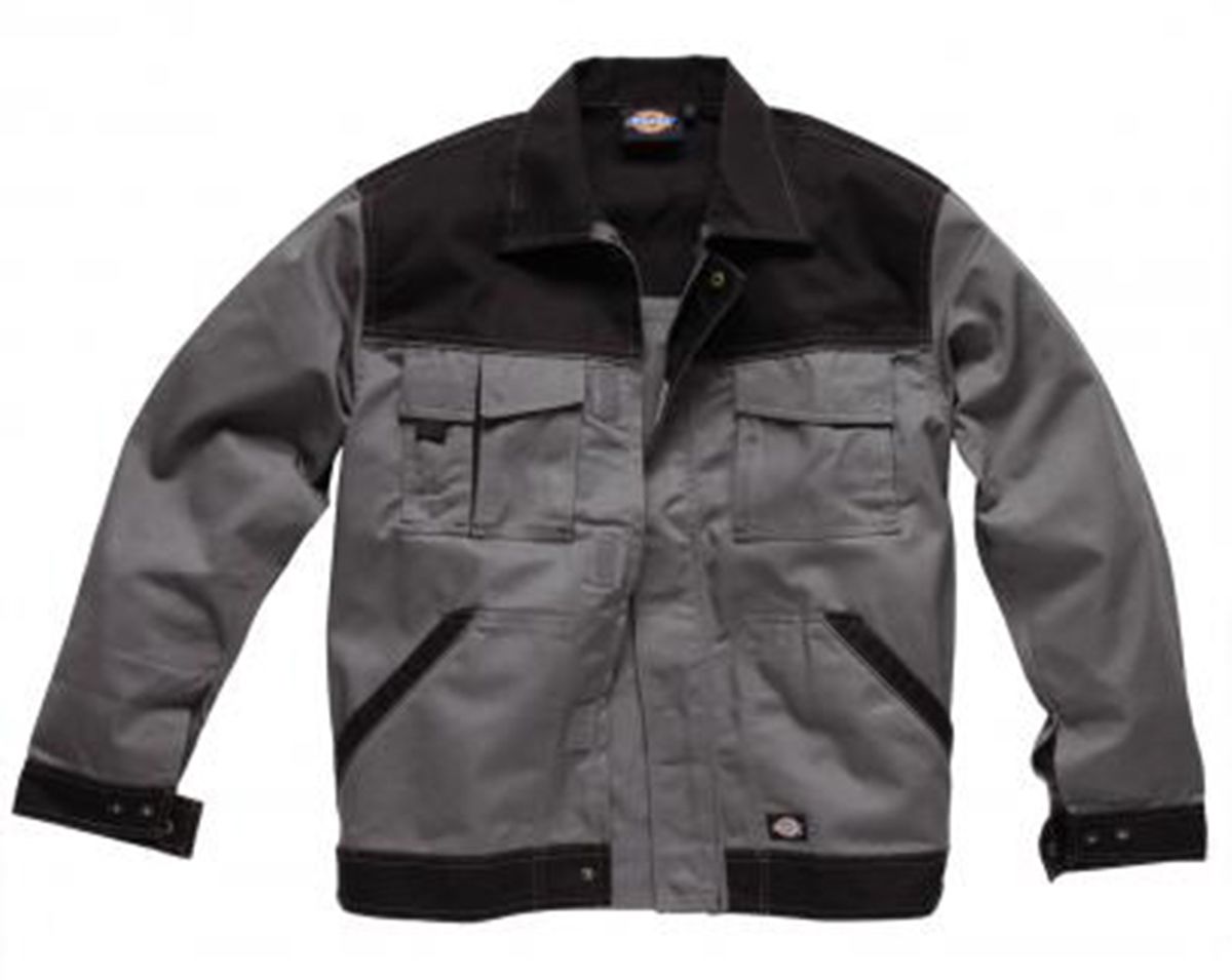 Dickies IN30010 Black/Grey Men Work Jacket, L