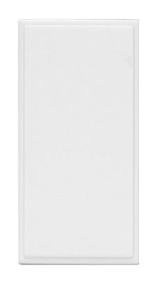 Contactum White 1 Light Switch Cover